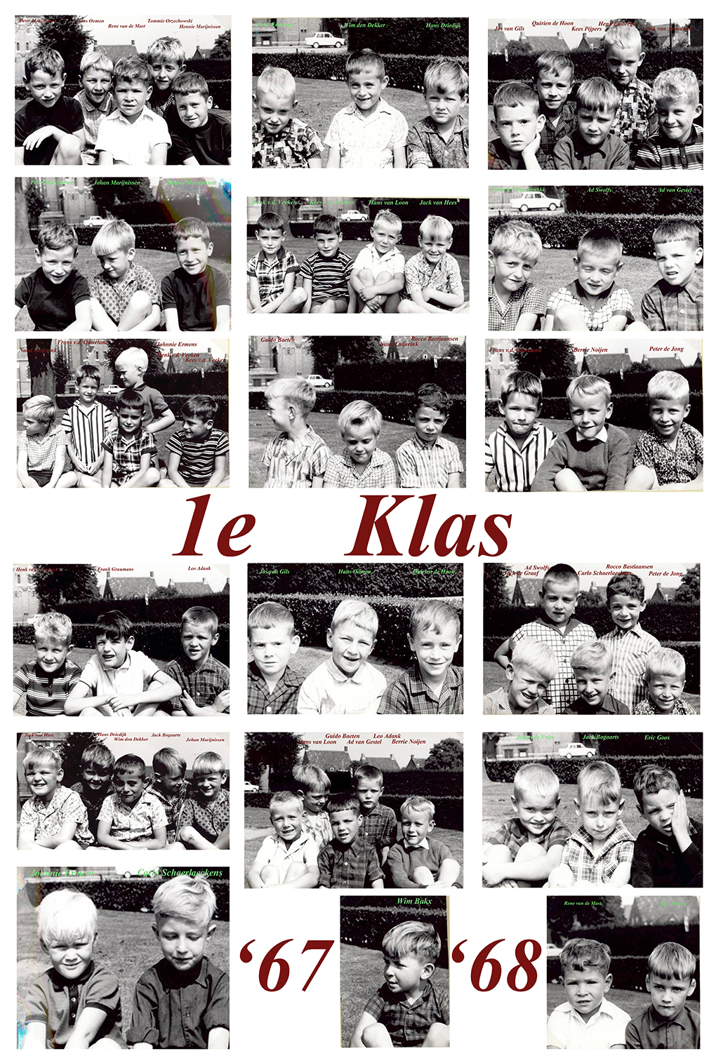 Schooljaar 1967 - 1968